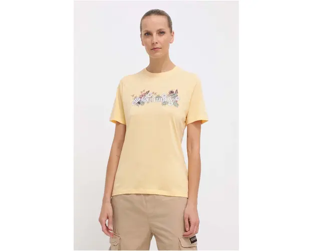 Columbia tricou Bluebird Day femei, culoarea portocaliu 1934002
