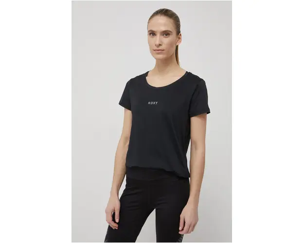 Roxy tricou femei, culoarea negru