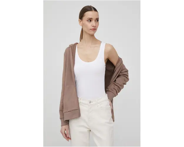 G-Star Raw top femei, culoarea alb