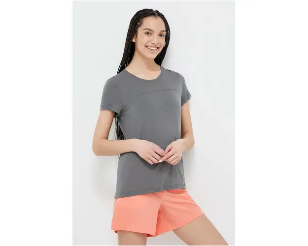 Houdini tricou Tree Message femei, culoarea gri