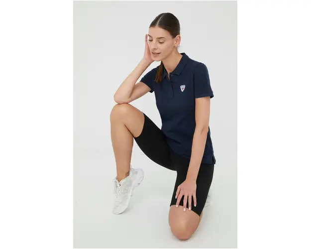 Rossignol tricou din bumbac culoarea albastru marin