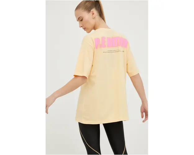 P.E Nation tricou din bumbac culoarea portocaliu