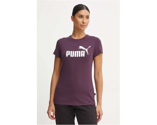 Puma tricou de bumbac pentru copii culoarea violet