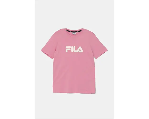 Fila tricou de bumbac pentru copii culoarea roz