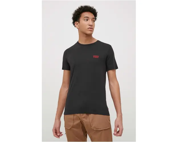 Levi's tricou din bumbac cu imprimeu 79681.0026-Neutrals