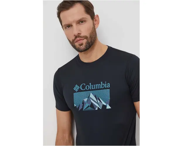 Columbia tricou sport Zero Rules culoarea negru, cu imprimeu 1533291