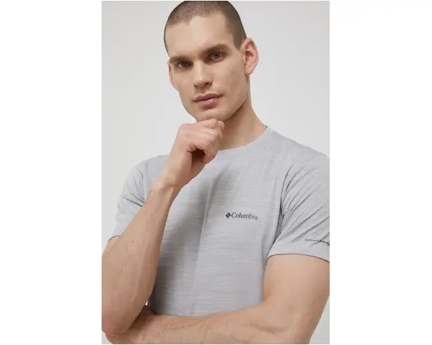 Columbia tricou sport Zero Rules culoarea gri, uni 1533313