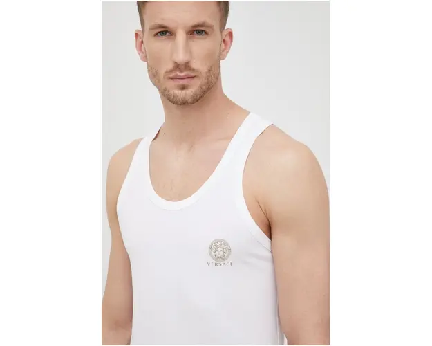 Versace tricou barbati, culoarea alb