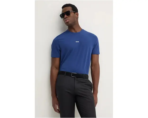 BOSS tricou BOSS ORANGE barbati, neted, 50473278