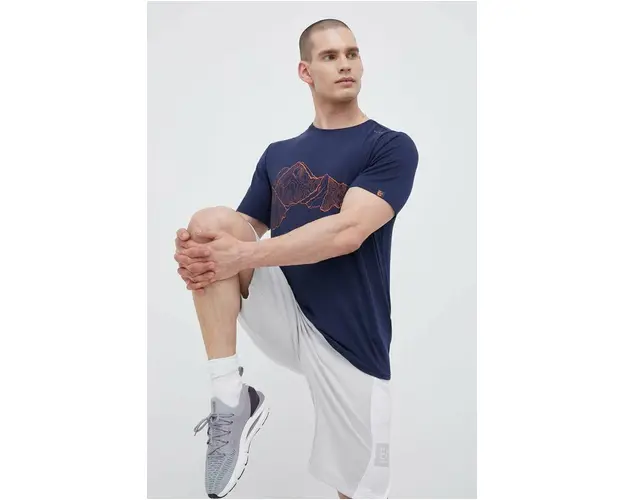Viking tricou sport Lenta culoarea gri, cu imprimeu
