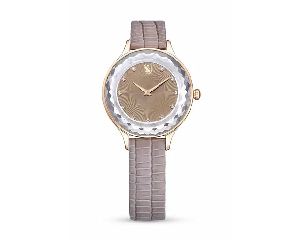 Swarovski ceas OCTEA NOVA femei, culoarea maro