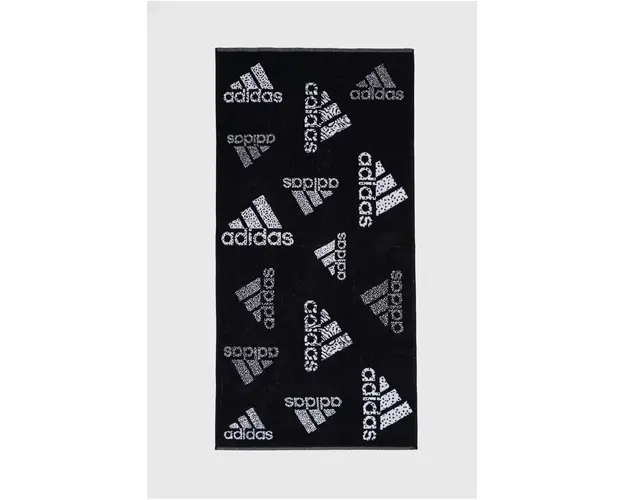 adidas Performance prosop din bumbac culoarea negru HS2056