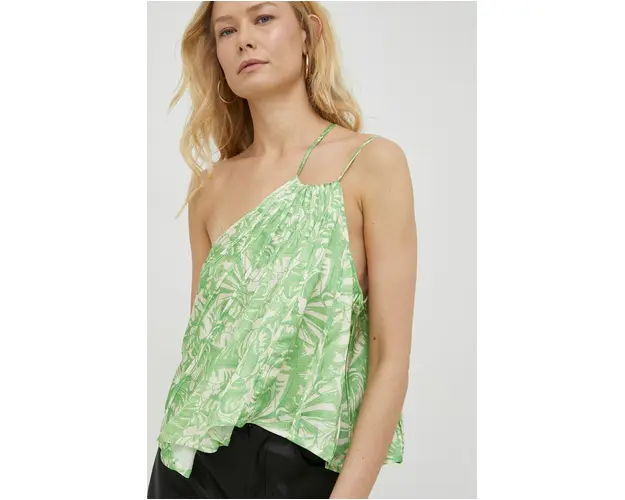 Herskind bluza femei, culoarea verde, modelator