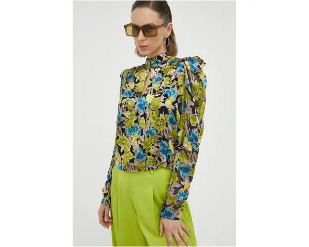 Gestuz bluza din amestec de matase modelator