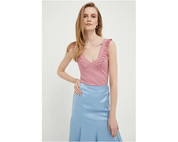 Artigli top culoarea roz