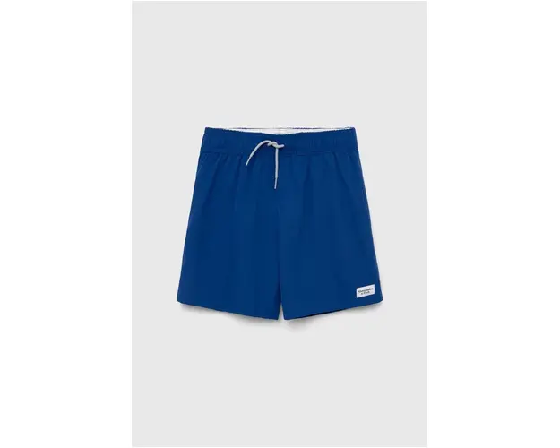Abercrombie & Fitch pantaloni scurti de baie copii culoarea albastru marin