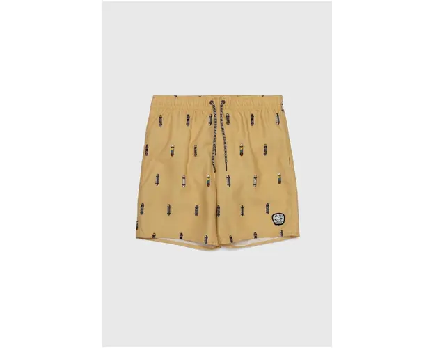 Protest pantaloni scurti de baie copii PRTCHRIS JR culoarea galben