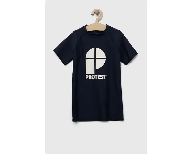 Protest tricou copii PRTBERENT JR culoarea albastru marin