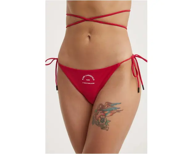 Karl Lagerfeld chiloti de baie culoarea roz