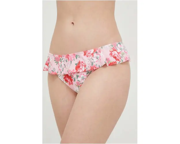 Hollister Co. chiloti de baie culoarea roz