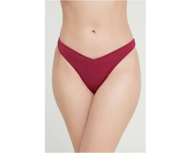 Hollister Co. bikini brazilieni culoarea bordo