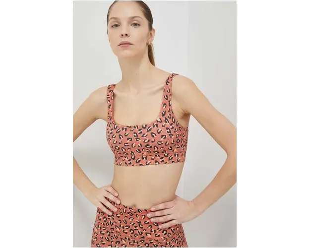 Billabong sutien sport Summit culoarea portocaliu, modelator