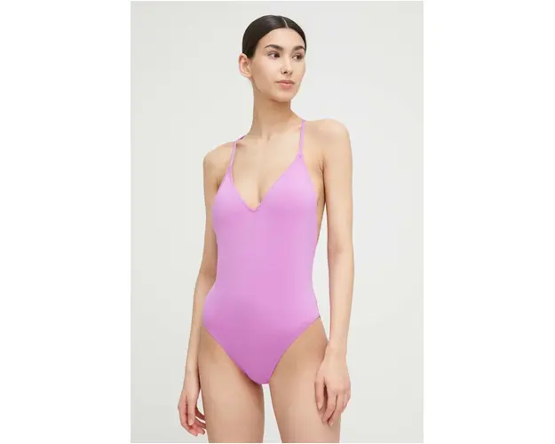 Billabong costum de baie dintr-o bucata culoarea violet, cupa moale
