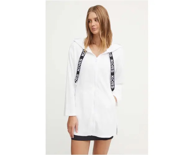 MICHAEL Michael Kors camasa de plaja culoarea alb