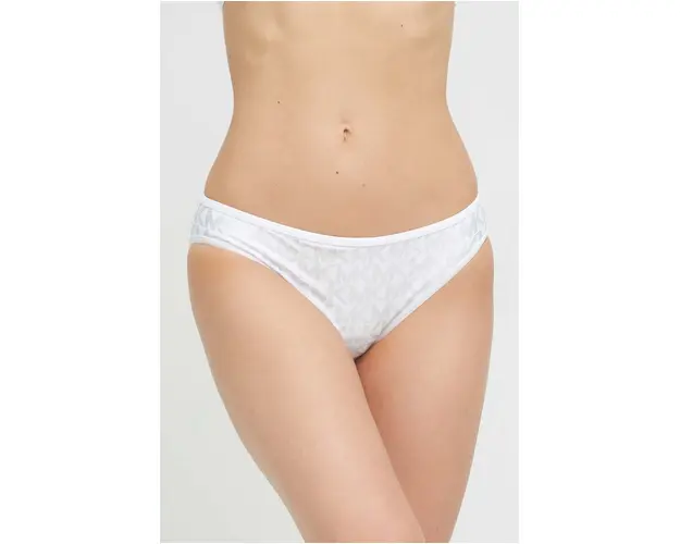 MICHAEL Michael Kors chiloti de baie culoarea alb