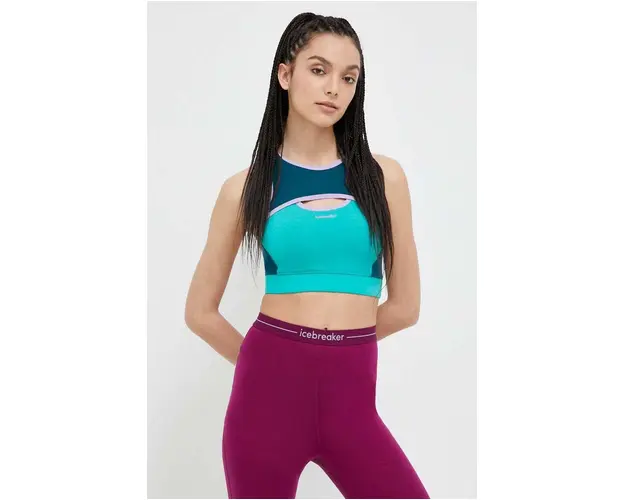 Icebreaker lenjerie functionala ZoneKnit culoarea verde