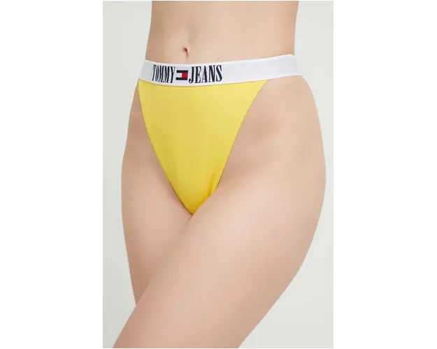 Tommy Jeans bikini brazilieni culoarea galben