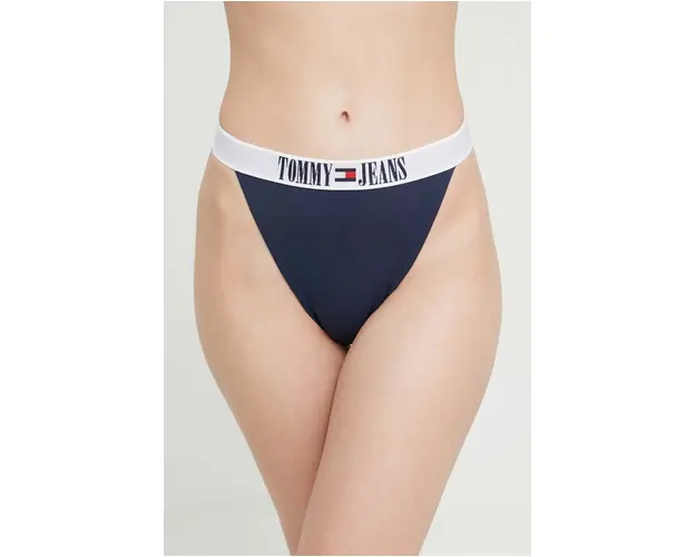 Tommy Jeans bikini brazilieni culoarea albastru marin