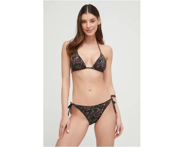 Paul Smith sutien de baie culoarea negru, cupa usor rigidizata