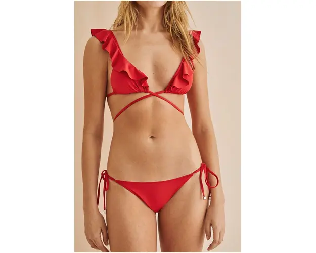 women'secret chiloti de baie PACIFICO culoarea bordo, 6465373