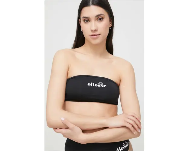 Ellesse sutien de baie culoarea negru, cupa usor rigidizata