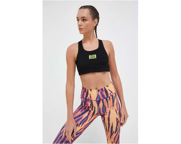 LaBellaMafia sutien sport Flame culoarea negru