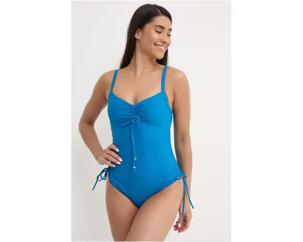 Aqua Speed costum de baie dintr-o bucata Alexa culoarea turcoaz, cupa usor rigidizata