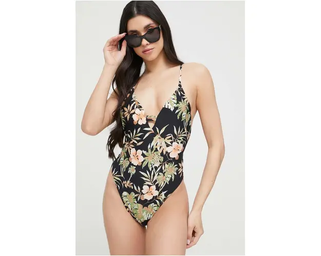 Volcom costum de baie dintr-o bucata culoarea negru