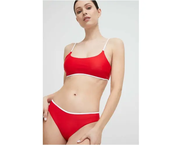 Volcom chiloti de baie culoarea rosu