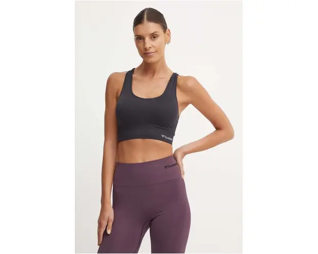 Hummel sutien sport Tif culoarea roz, neted, 210490