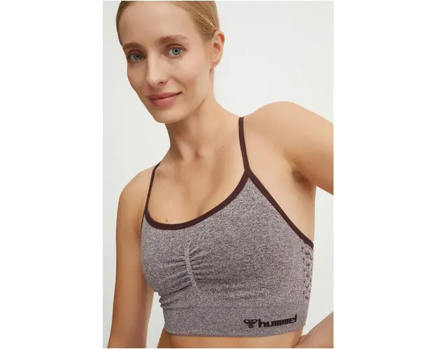 Hummel sutien sport culoarea maro