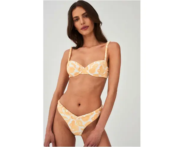 Undress Code sutien de baie Olympia culoarea galben