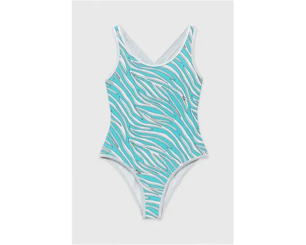 Michael Kors costum de baie dintr-o bucata pentru copii culoarea turcoaz