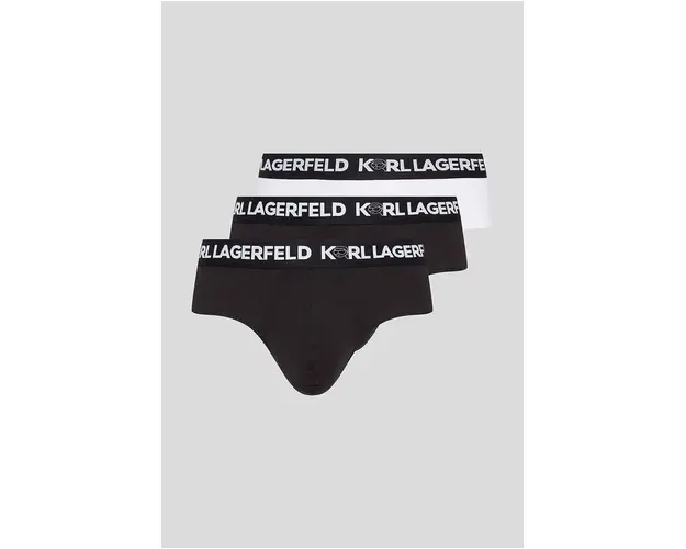 Karl Lagerfeld slip 3-pack barbati, culoarea negru
