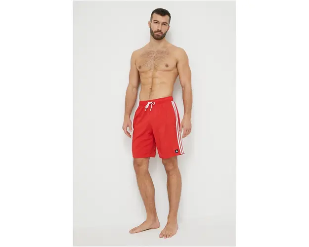 adidas Performance pantaloni scurti de baie culoarea rosu