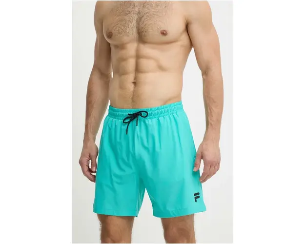 Fila pantaloni scurti de baie culoarea turcoaz