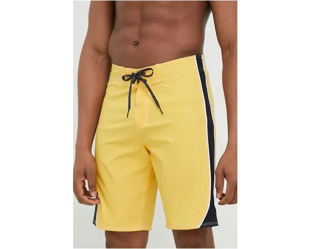 Quiksilver pantaloni scurti de baie culoarea galben