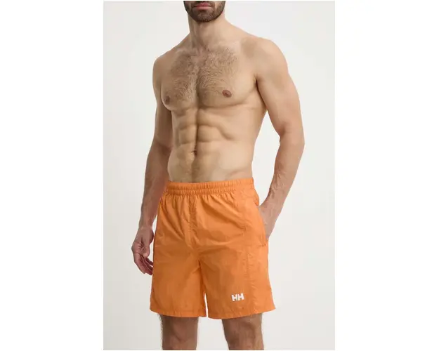 Helly Hansen pantaloni scurti de baie Calshot culoarea portocaliu