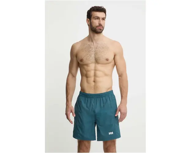 Helly Hansen pantaloni scurti de baie Calshot culoarea verde
