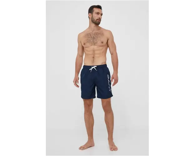 Gant pantaloni scurti de baie culoarea albastru marin